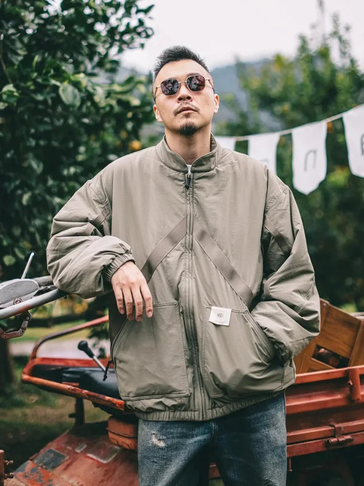 Madness Yu Wenle Same Sle Осенне-зимняя спортивная куртка на хлопковой подкладке Модная