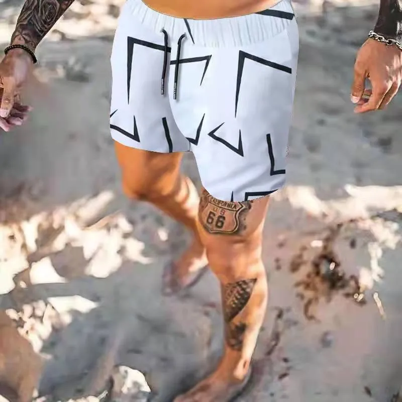 

2022 New Summer Fashion Casual Shorts Breathable Sweat-absorbing Beach Sports Men's Shorts