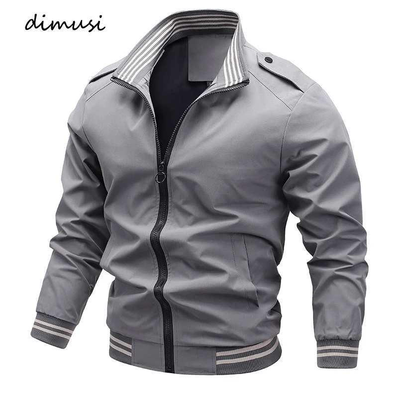

DIMUSI Autumn Men's Bomber Jackets Casual Outwear Men Army Windbreaker Coats Fashion Man Military Zipper Jacket Brand Clothing