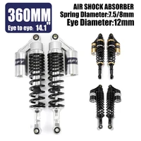 360mm 14 17 inch motorcycle rear air shock absorbers suspension for dirt bike motor atv quad d30