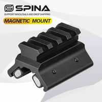 spina optics new mount red dot mount quick release 4 slots rifle scope base hunting accessories magnetic quick mount