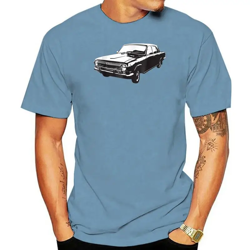 

VOLGA футболка с изображением автомобиля