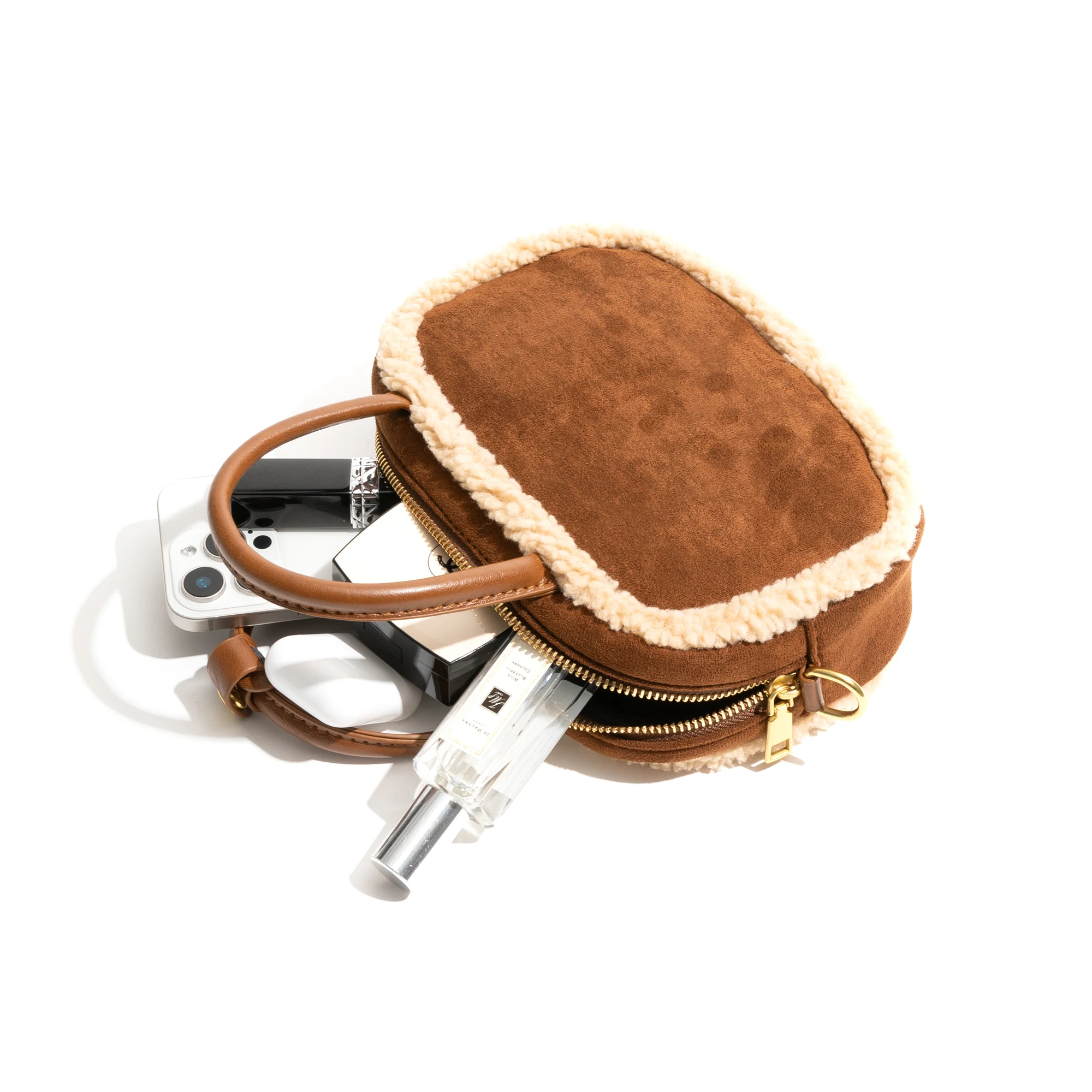 MABULA винтажная женская сумка из овечьей шерсти ретро через плечо повседневная