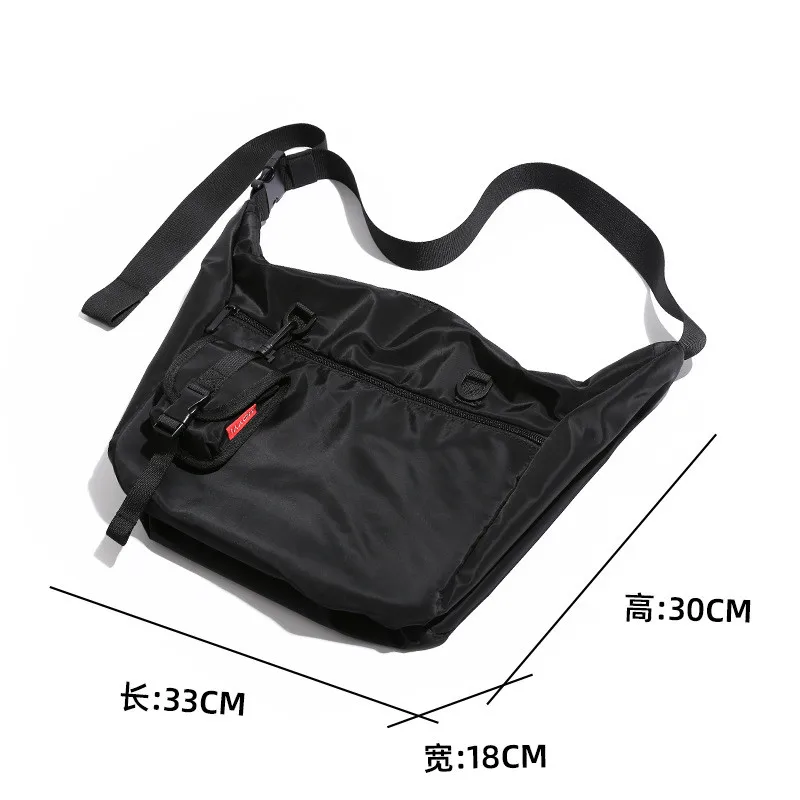 Oxford Single Shoulder Men's Bag Multi Functional Personality Messenger Bag Fashion Men's Crossbody Bag Travel Men's Briefcase