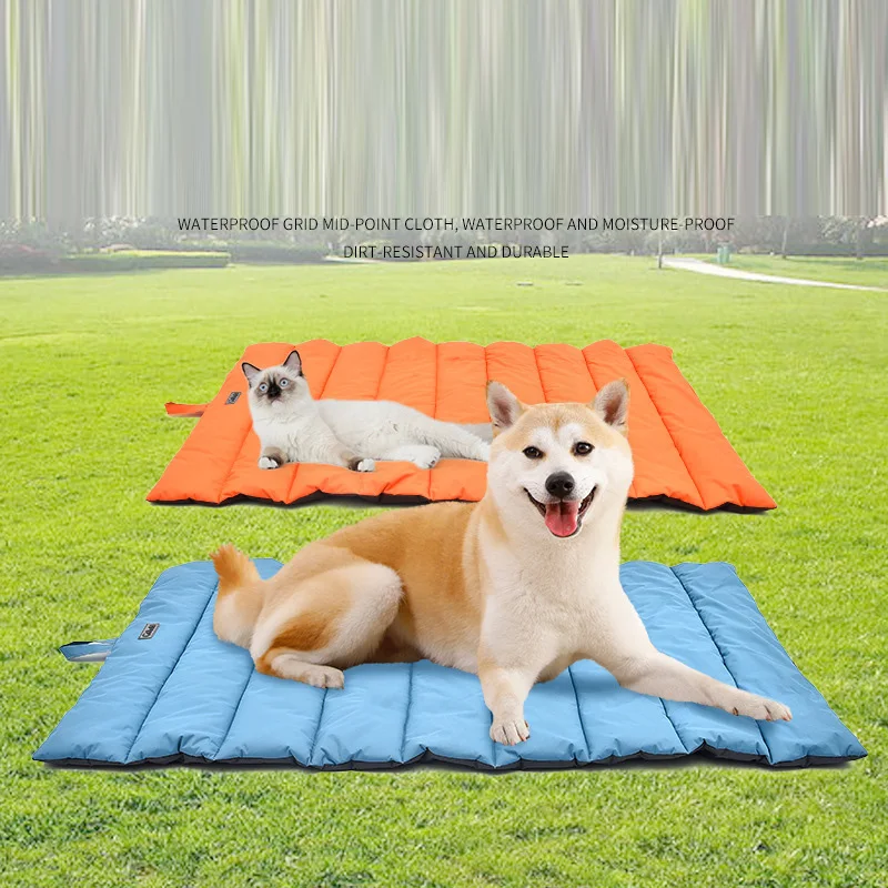 Cheap Novo animal de estimação suprimentos grande ao ar livre à prova dwaterproof água tapete de yoga dobrável não vara de cabelo fácil de limpar grande cão ao ar livre gato e cão esteira