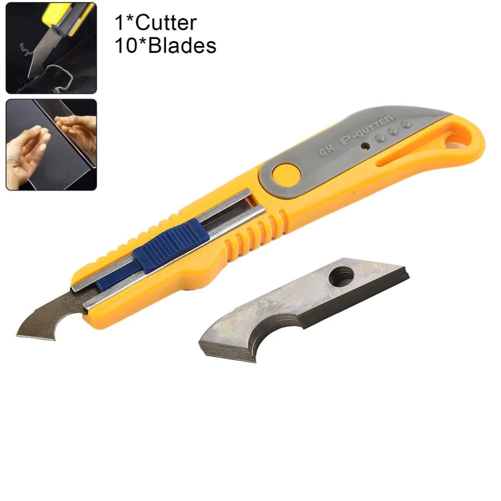 

Acrylic Plastic Sheet Cutter 1pc Cutter With 10 Blades For Acrylic Plastic Sheet Plexiglass Cutter Hook Cutting Tool Blades