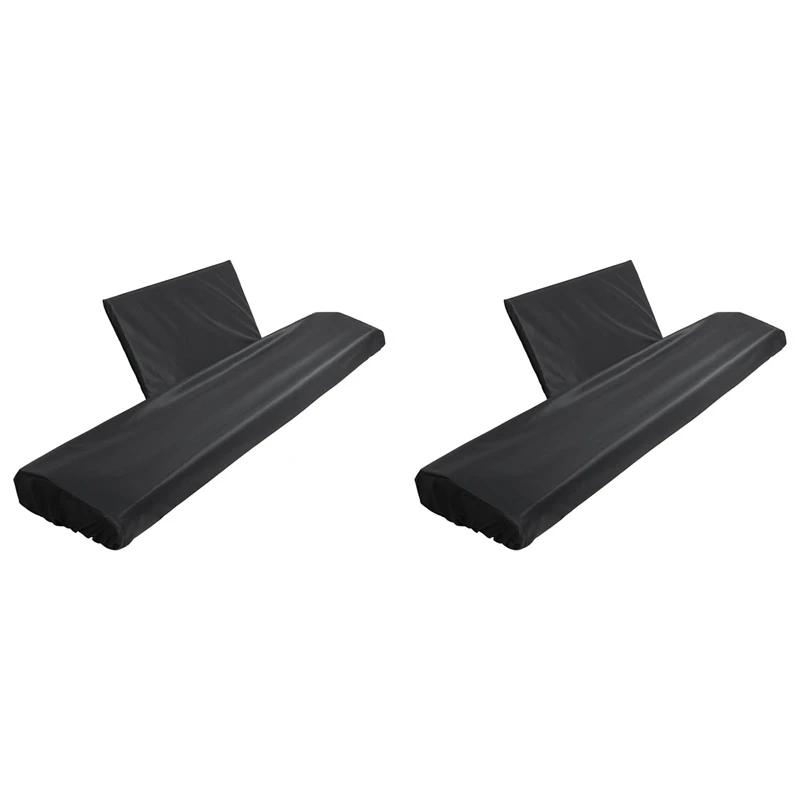 

2X Piano Keyboard Dust-Cover For 88 Keys,With Music Sheet Stand Cover,Electric Piano Cover,Dustproof And Washable