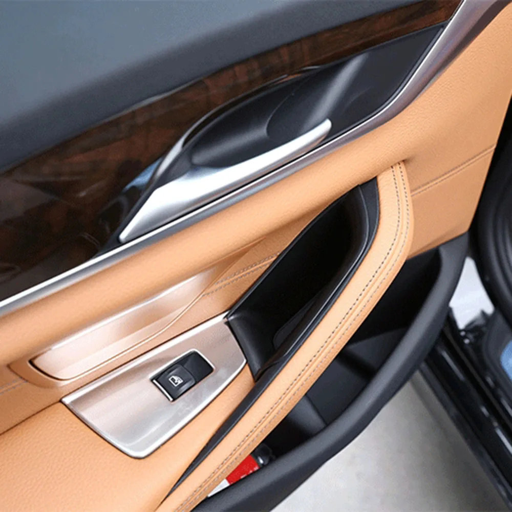 

Tray Door armrest box ABS Plastic Accessory Car Black Console Container