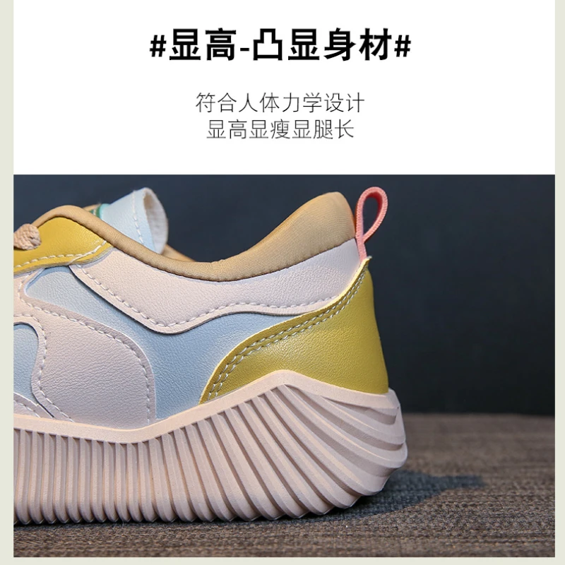 New Retro Casual Shoes For Women 2023 Sneakers Spring Platform Sneaker Round To Zapatos De Mujer Zapatillas Scarpe Da Donna