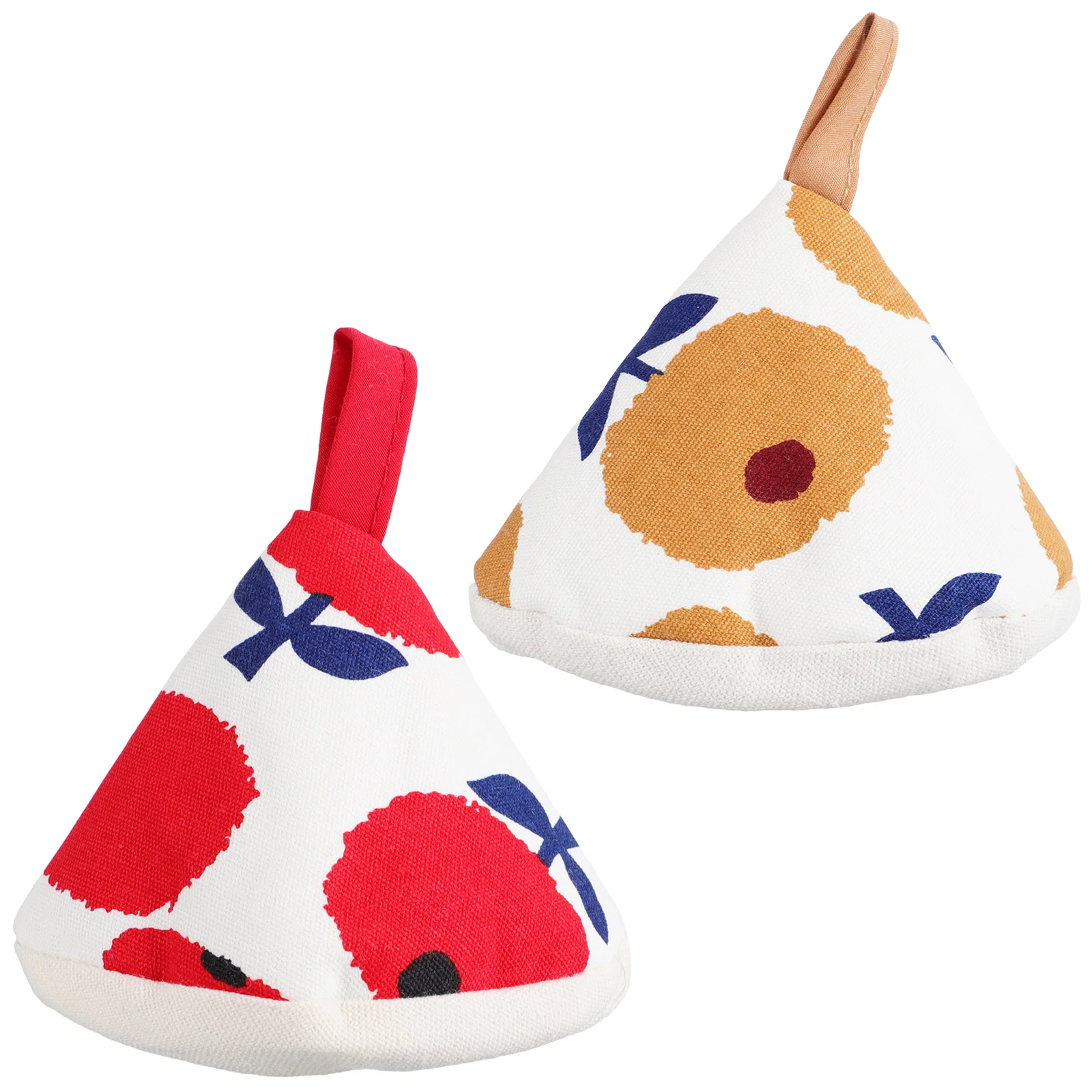 

Pot Handle Cover Holder Hot Sleeves Trivet Anti Cloth Gloves Kitchen Gripper Mats Round Cotton Potholder Saucepan Scald Glove