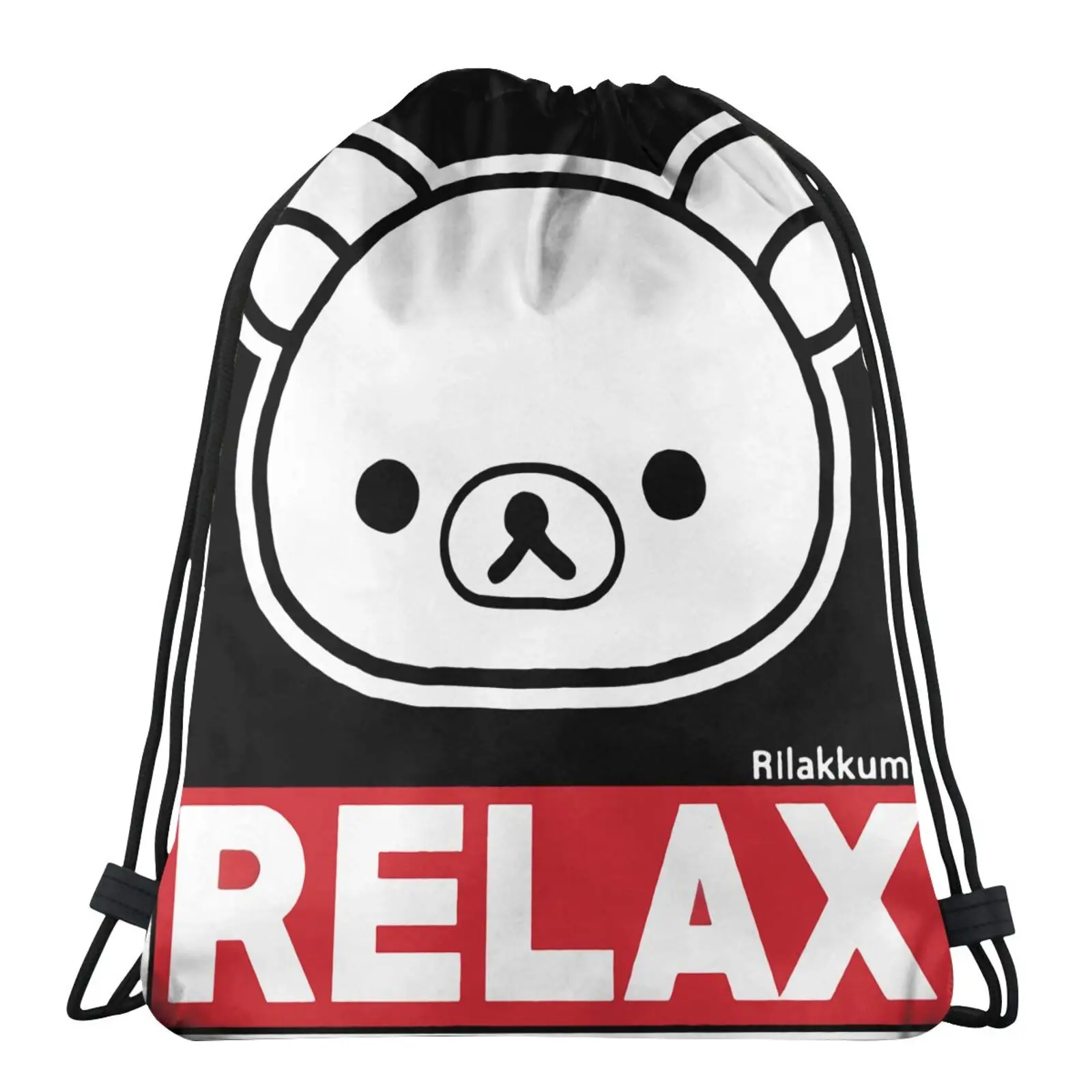 

2018 Rilakkuma The Bear Relax Bag Packing Bag Children Bag Canvas Bag Backpack Fabric Woman Women's Backpack Dust Bag Handbags