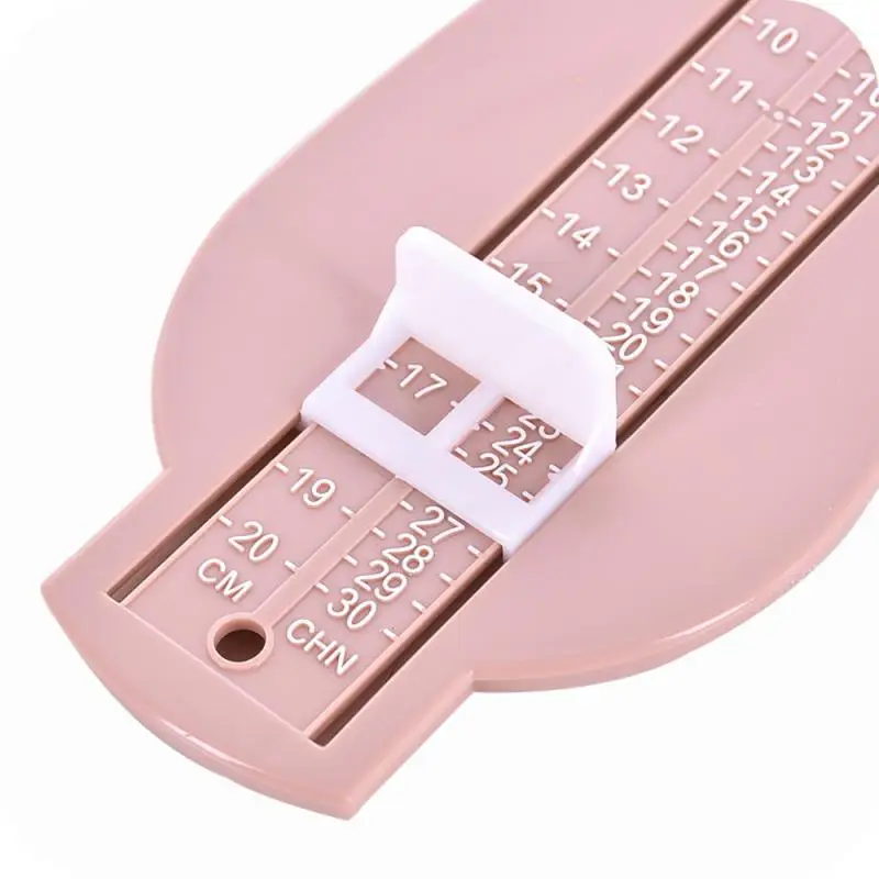 1PC 6 Colors Baby Foot Ruler Measuring Infant Plastic Ruler Kids Foot Length Child Shoes Calculator For Children Gauge Tools images - 6