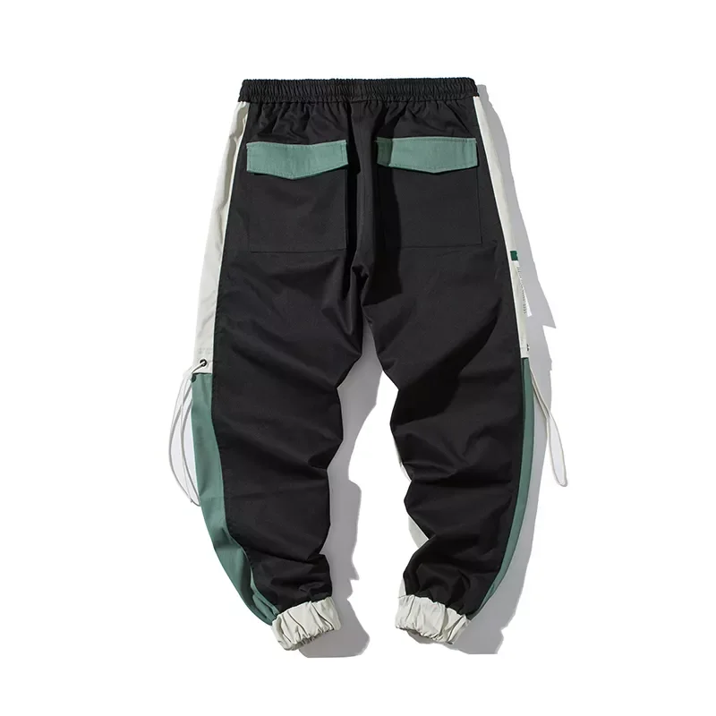 

NEW IN Men's Cargo Harem Pants Jogger Ribbons Men Streetwear Harem Pants Hip Hop Sweatpants Fashion Woman Trousers Pants New