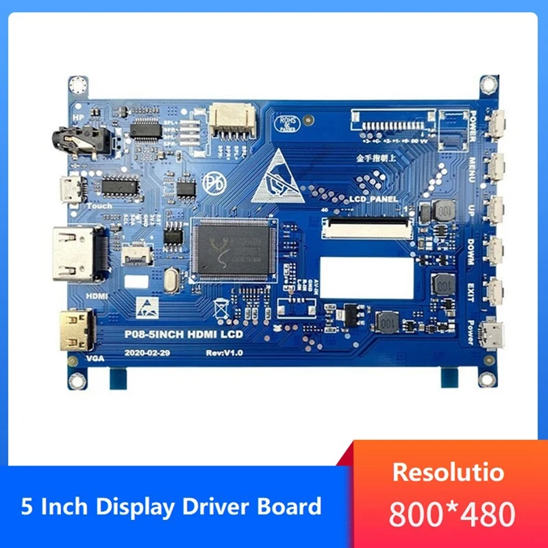 

5 Inch LCD Screen Display Driver Board LCD Screen Display Driver Board For Raspberry Pi