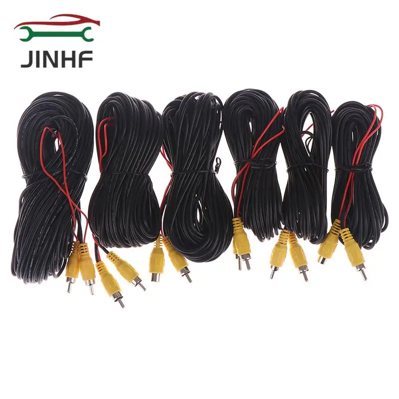 

RCA Male Female Car Reverse Rear View Parking Camera Video Extension Cable Cord 6 10 15 20 Meters