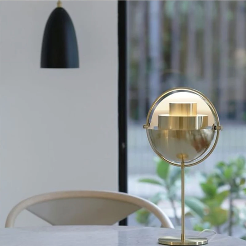 

Датская американская Ретро деформированная Напольная Лампа, современная лампа, роскошный креативный прикроватный светильник для кабинета, спальни, гостиной, дивана, НЛО, настольная лампа