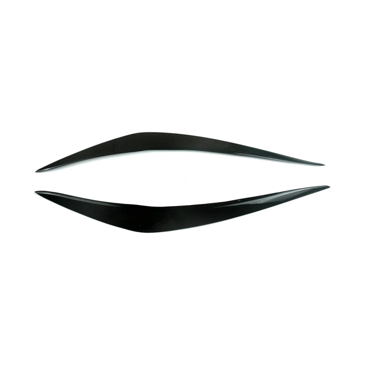 

For 1 Series F20 116I 118I M135I 2015-2019 Front Headlight Cover Garnish Strip Eyebrow Cover Trim Sticker Resin