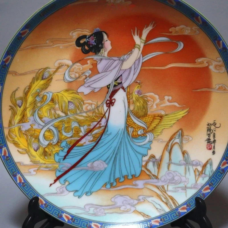 Культурная фарфоровая фабрика Цзиндэчжэнь Западное озеро народные сказки