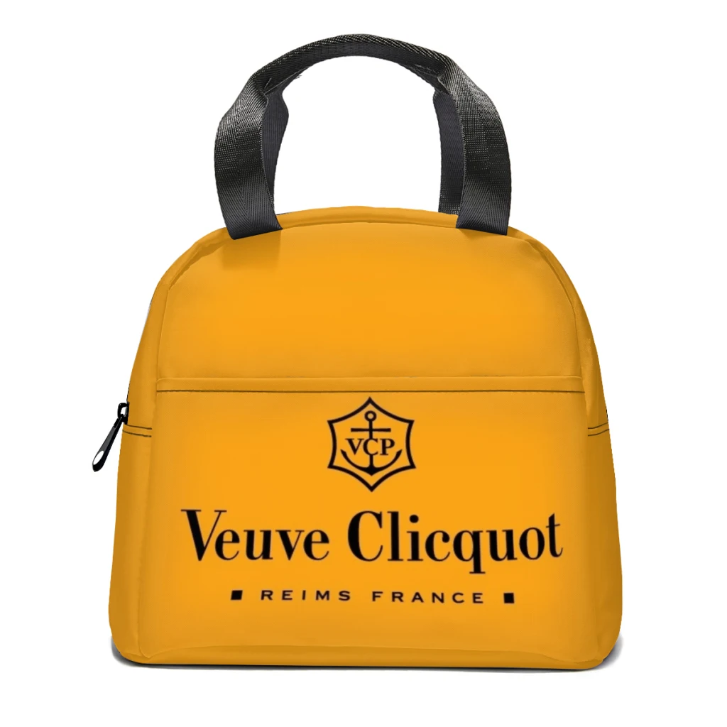 Портативная сумка для обеда Orange-Veuve-Clicquot термобокс еды прочный холодильник