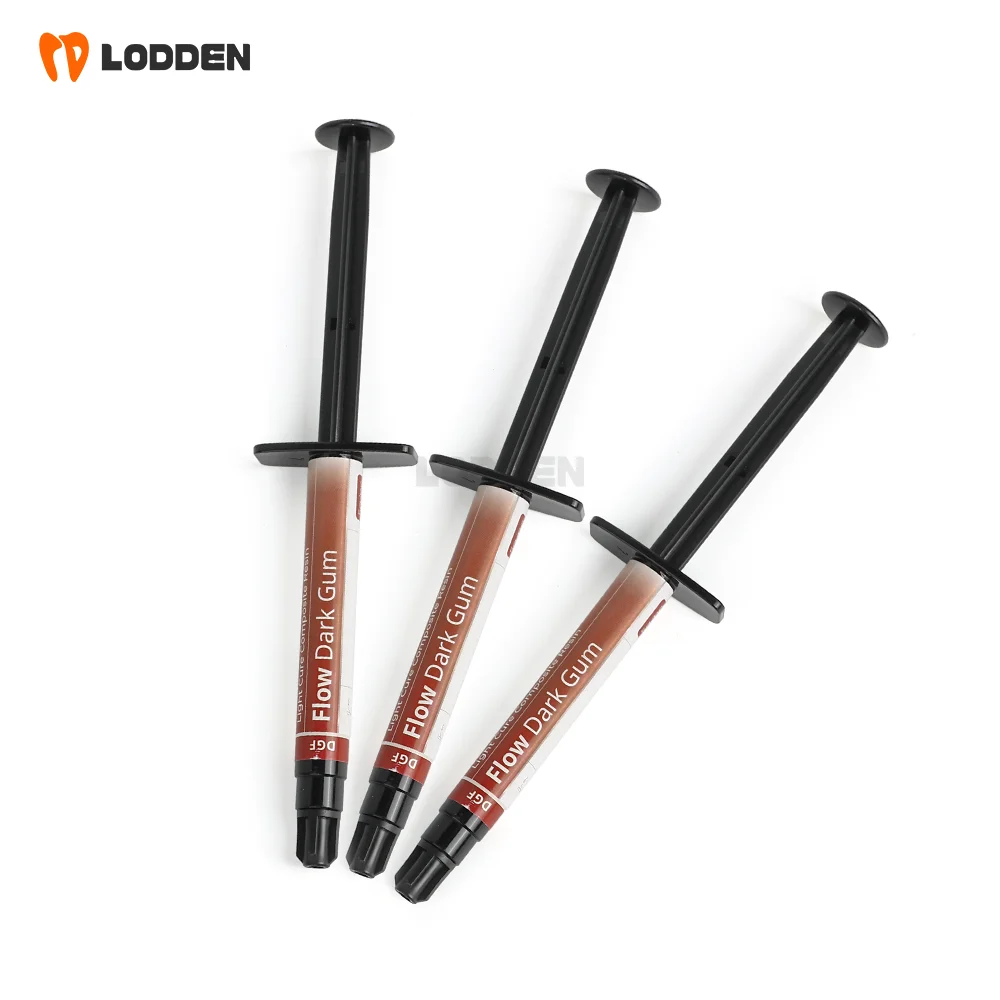 Фото Стоматологическая светоотверждаемая текучая композитная смола 5 г для восстановления десны при металлокерамических коронках, профессиональный расходный материал для зуботехнических лабораторий №5