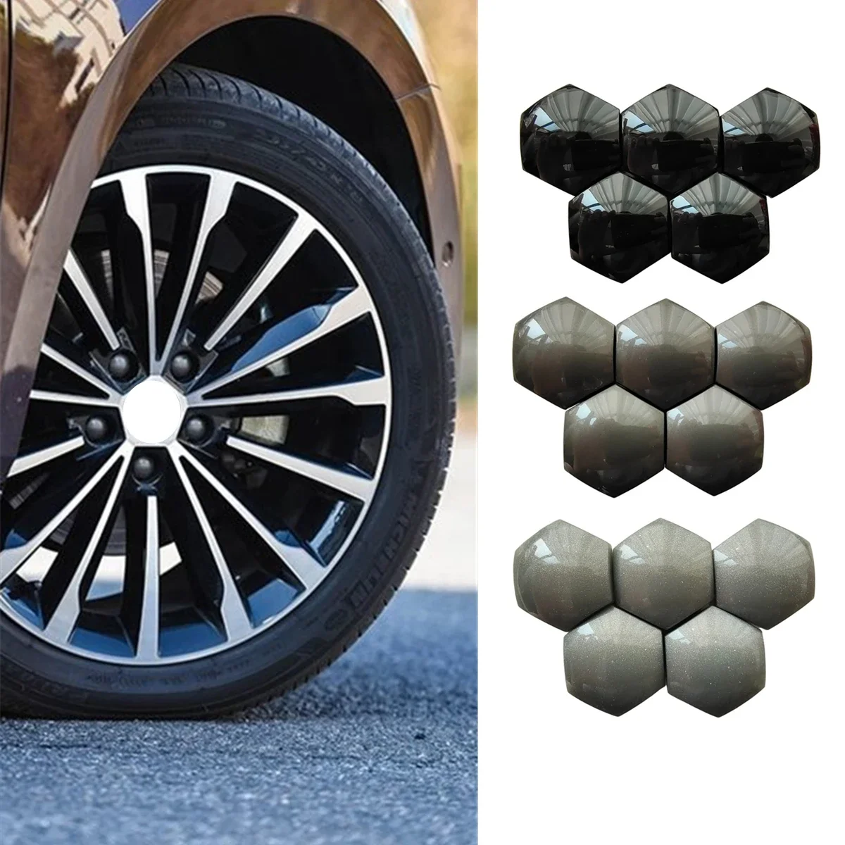 Накладка на крышку болта гайки колеса автомобиля 17 мм X1/X2/X5 1Z 0601173 Для Skoda Superb MK3