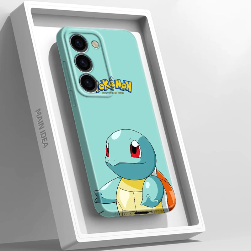 

Pokemon Squirrel Pikachu Cute Film Funda Phone Case For Samsung Galaxy S23 S22 S21 Pro Plus Ultra A03 5G Back Feilin Hard Cover