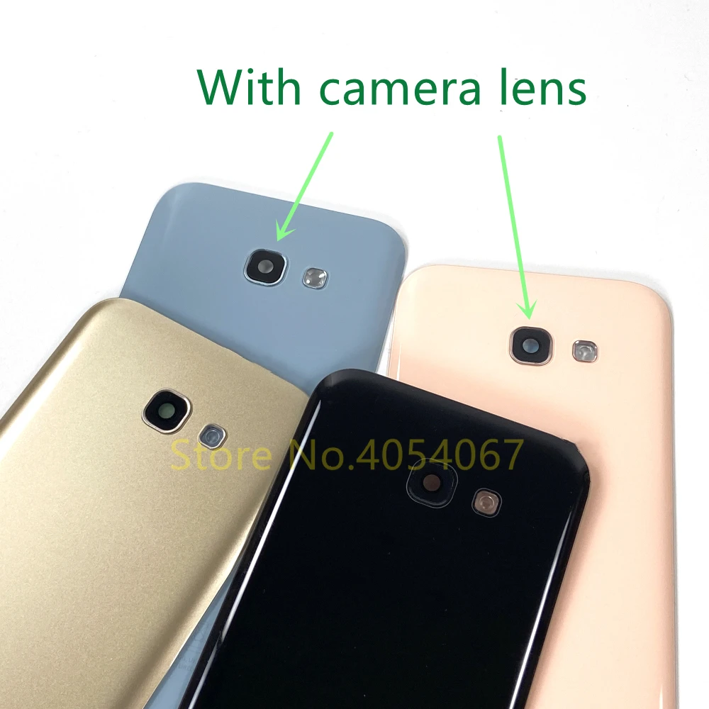 Задняя крышка для Samsung Galaxy A3 A5 A7 2017 A320 A520 A720 чехол аккумулятора 3D стеклянный задний