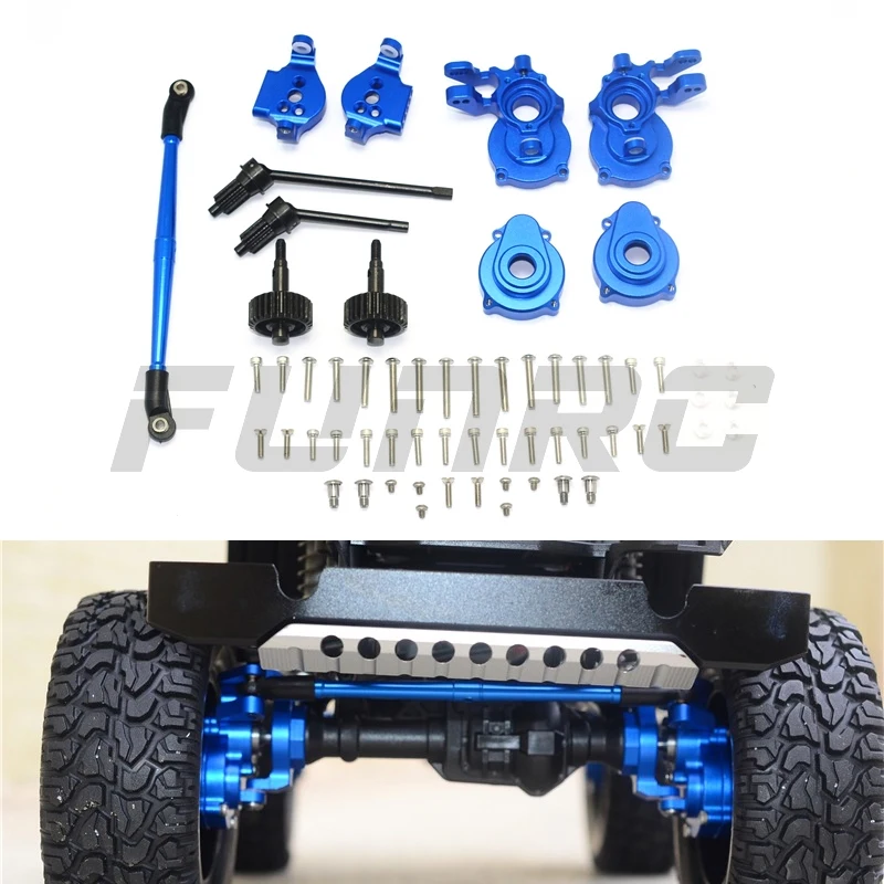 

Детали для радиоуправляемых автомобилей GPM 1/10 TRX4 TRX-4 82056-4, альпинистское автомобильное металлическое ПЕРФОРИРОВАННОЕ сиденье C + рулевой ста...