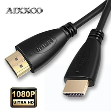 AIXXCO 0.5M 1.5M 1M 2M 3M 5M 10M 15M HDMI สาย1.4 1080P 3D วิดีโอสำหรับ HDTV Splitter Switcher