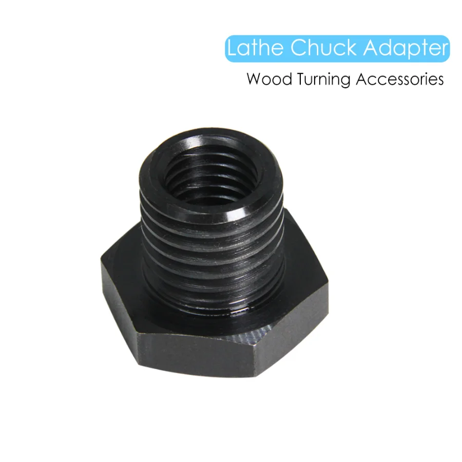 Wood Lathe Headstock Spindle Adapter M33 1 Inch M18 Wood Turning Threaded Insert Chuck Variable Diameter Sleeve for Woodworking enlarge