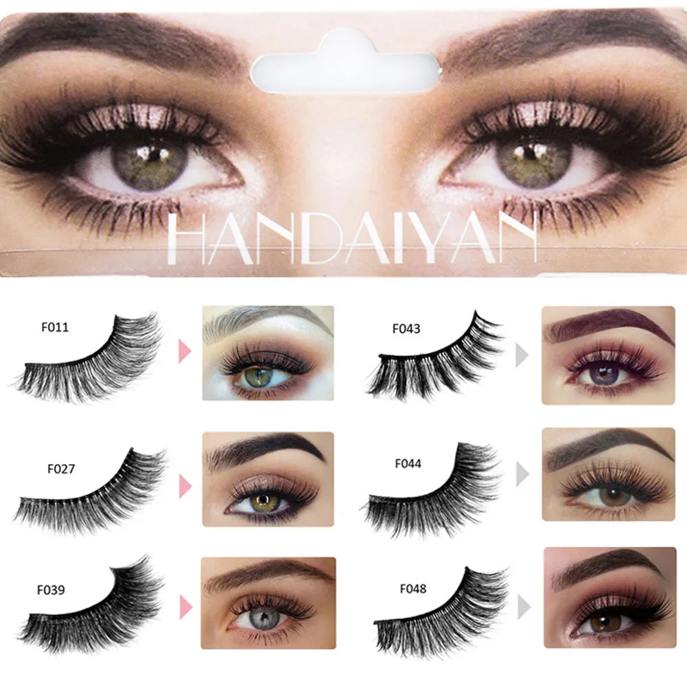 

1 Pair 3D Magnetic False Eyelashes Natural Waterproof Mink Lashes Soft for Women Eyelash Extension Makeup Tool