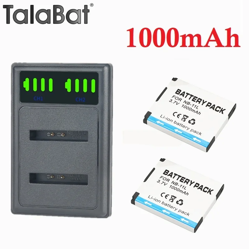 

Аккумулятор для Canon PowerShot A2300,A2400 IS, A2500, A2600, A3400 IS, A3500 IS, 1000 мАч