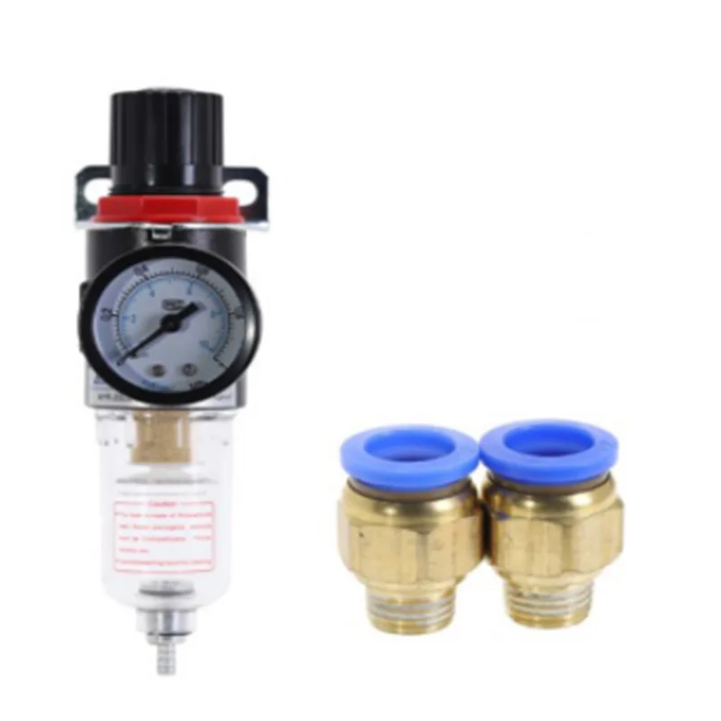 

AFR2000 Air Pressure Reducing Regulator Water Oil Separator Trap Filter Lubricators Compressor with 4 6 8 10 12mm Quick Fittings