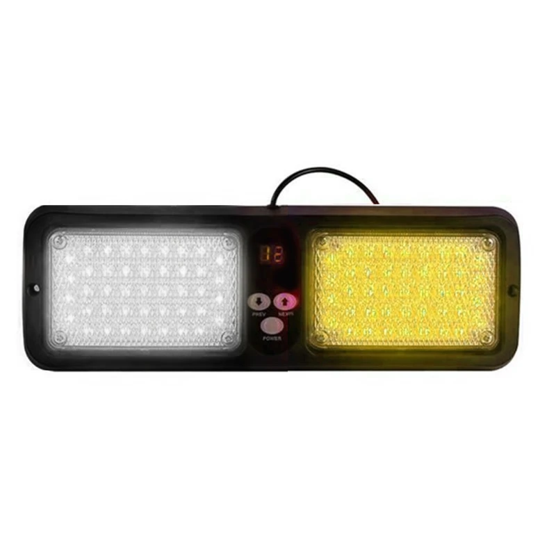 

86 LEDs Strobe Light 12 Modes Emergency Flash Warning for Sun Visor for Sun Shie