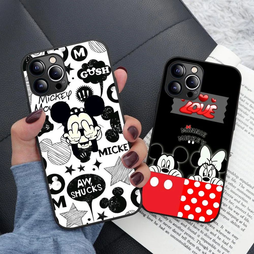 Черный чехол B-2 Minnie для OPPO A37 A36 A15 A54S A12S A57 A11K A54 A53 A15S A52 A55 A12 A58 A12E 5G