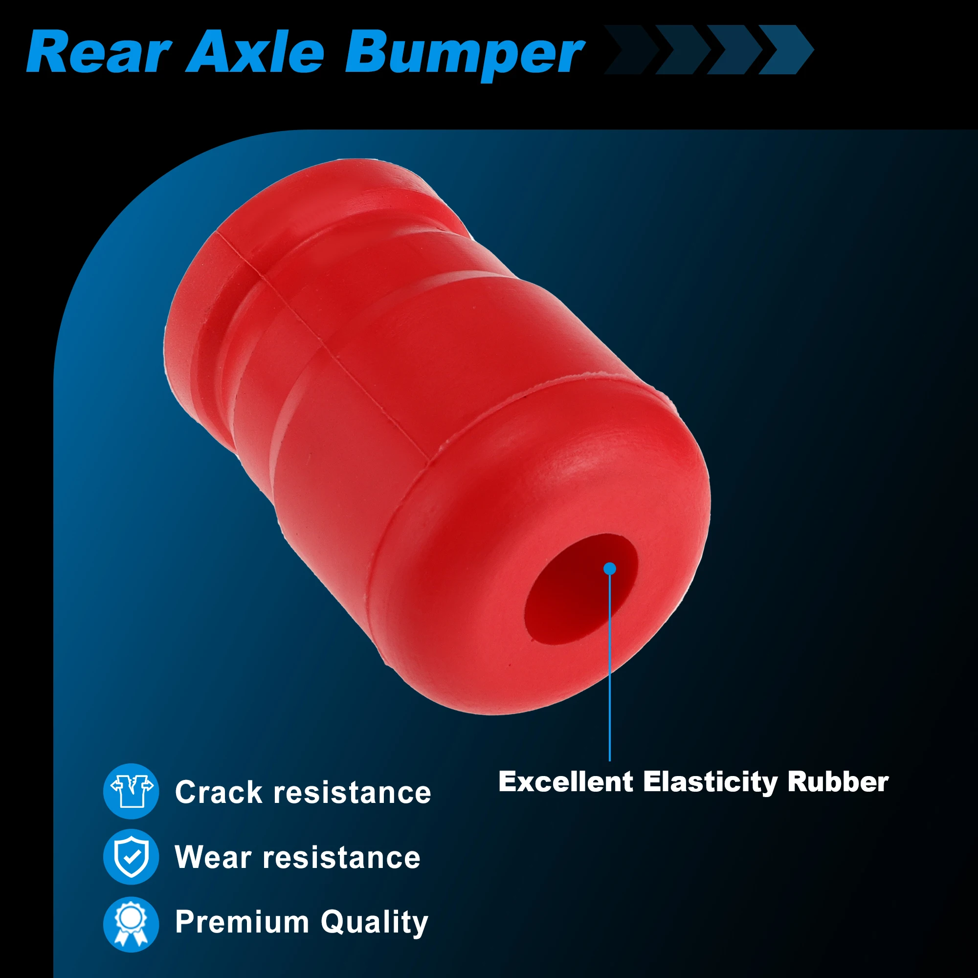 Фото Ограничитель хода подвески UXCELL для Jeep Wrangler JK 07-18, для Jeep Wrangler JKU, арт. 11303 №4