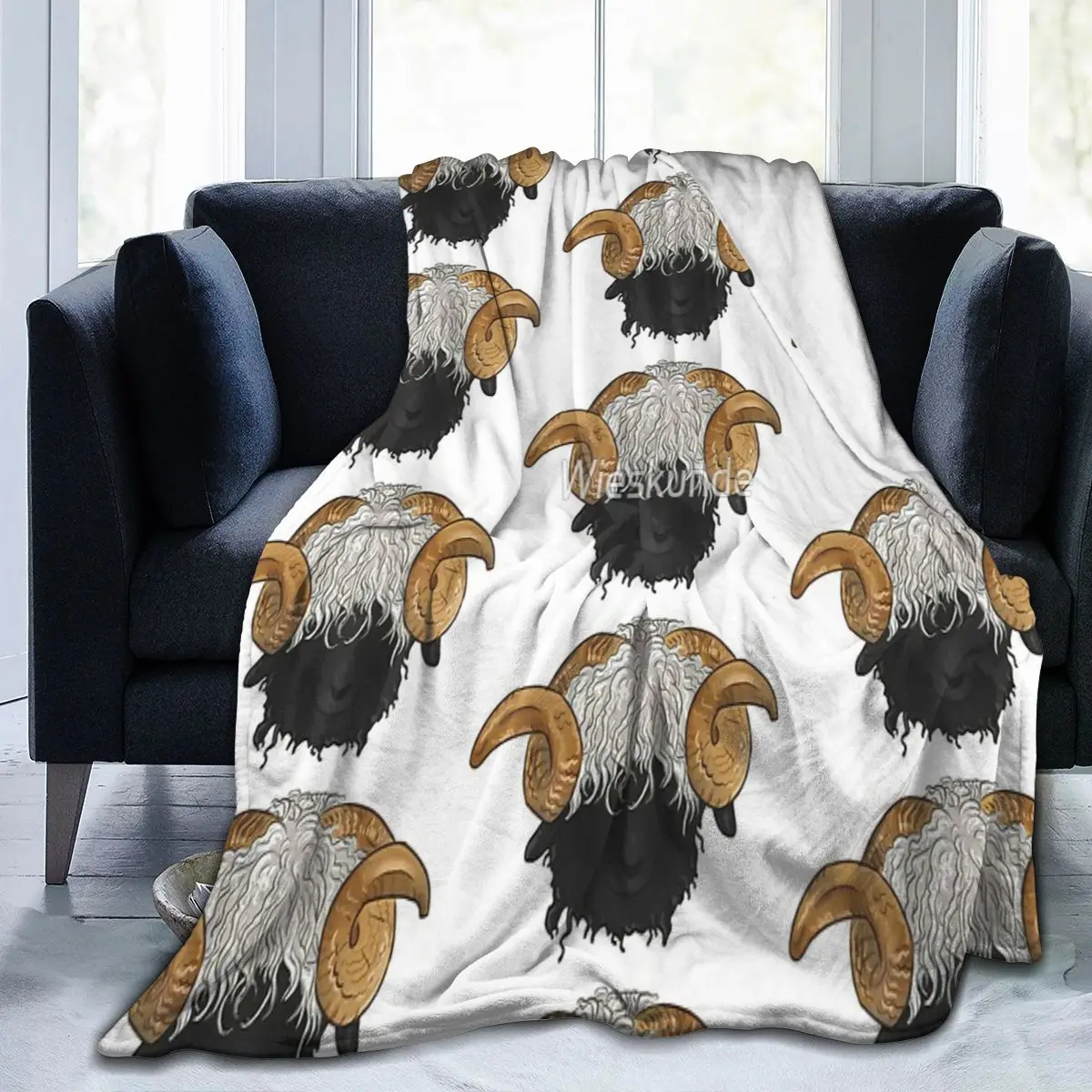

Valais Blacknose одеяло с овцой, одеяло для лица, популярное портативное антипиллинговое покрытие разных размеров