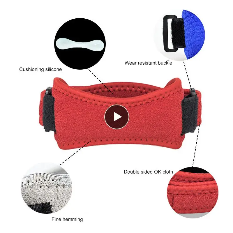 

Knee Brace Patella Strap For Pain Relief Patella Stabilizer For Running Hiking Soccer Squats Biking Adjustable Knee Support