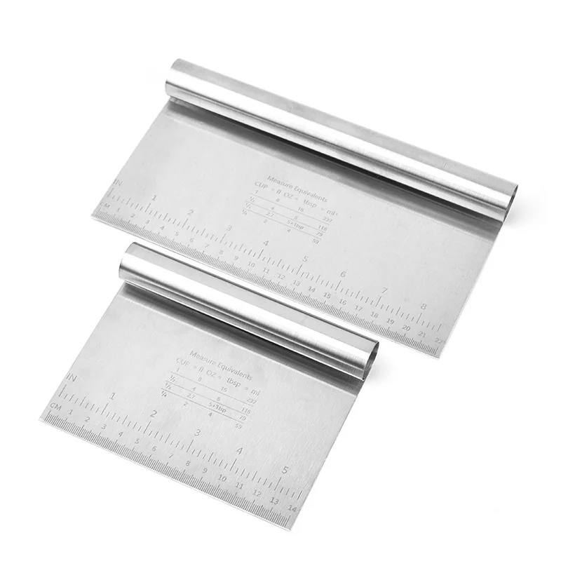 1 шт. нож-лапша из нержавеющей стали скребок для торта со шкалой выпечки
