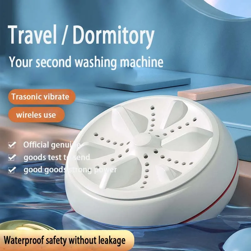

Charge Clothes with Underwear USB Rotating Portable 10L Washing for Machine Bucket Foldable Washing Socks Mini Baby Trip Machine