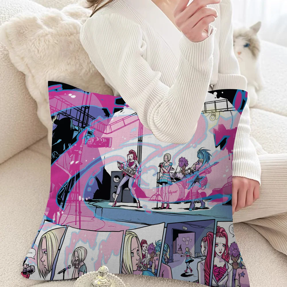 Подушка Jem And Holograms аниме-подушка диван-кровать чехол для подушки 45x45 см мода