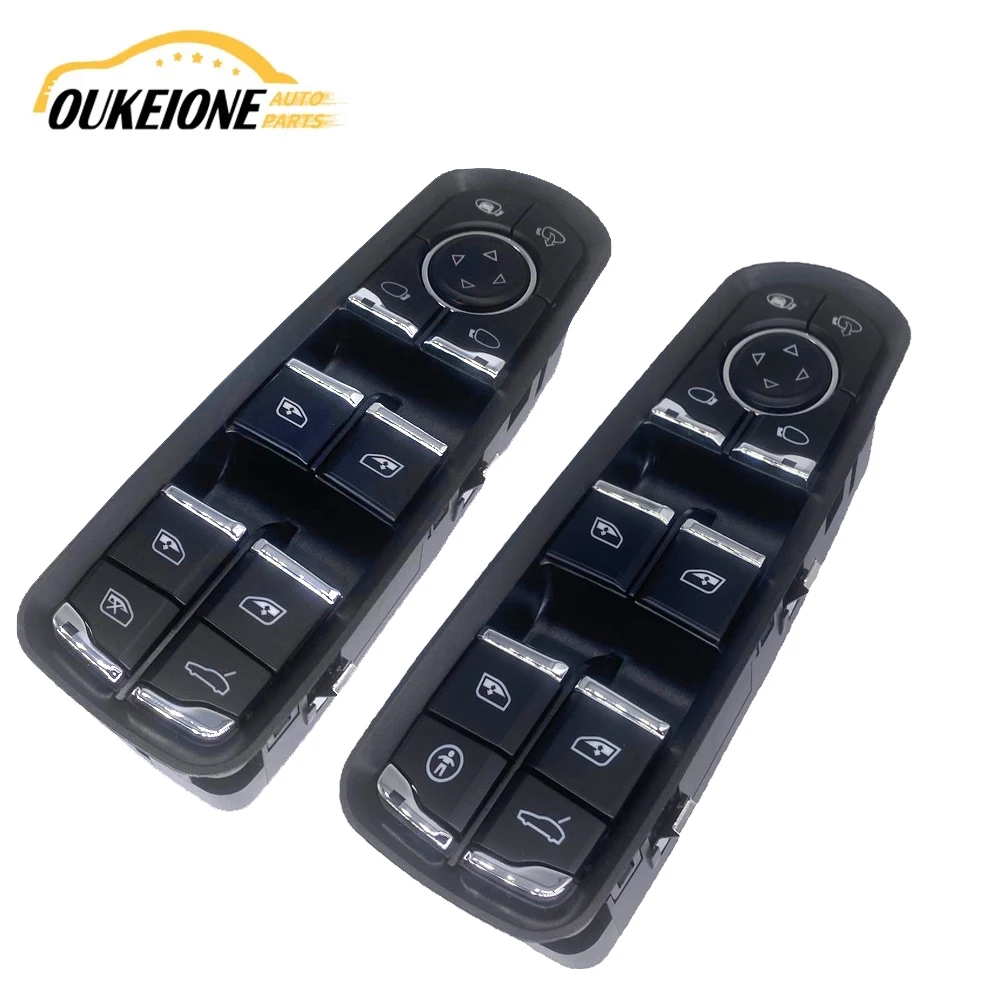 

Front LHD RHD Driver Electric Window Control Switch Glass Lifter Regulator Button for 2011-2018 Porsche Panamera Cayenne