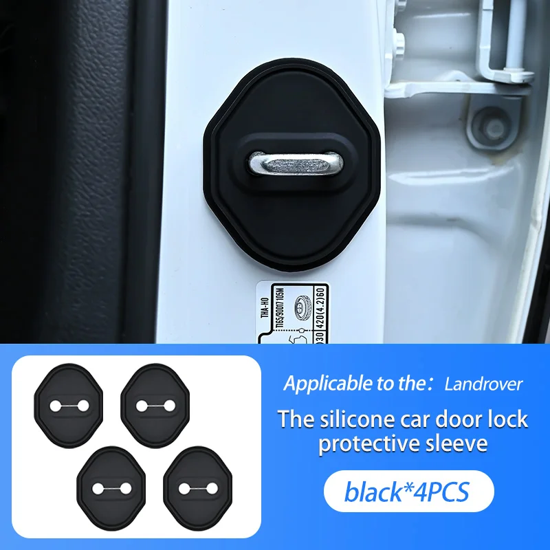 

Крышка дверного замка автомобиля, силикагель, автомобильный Стайлинг, защитные наклейки, украшение для Range Rover Sport L494 L320 L461, аксессуары