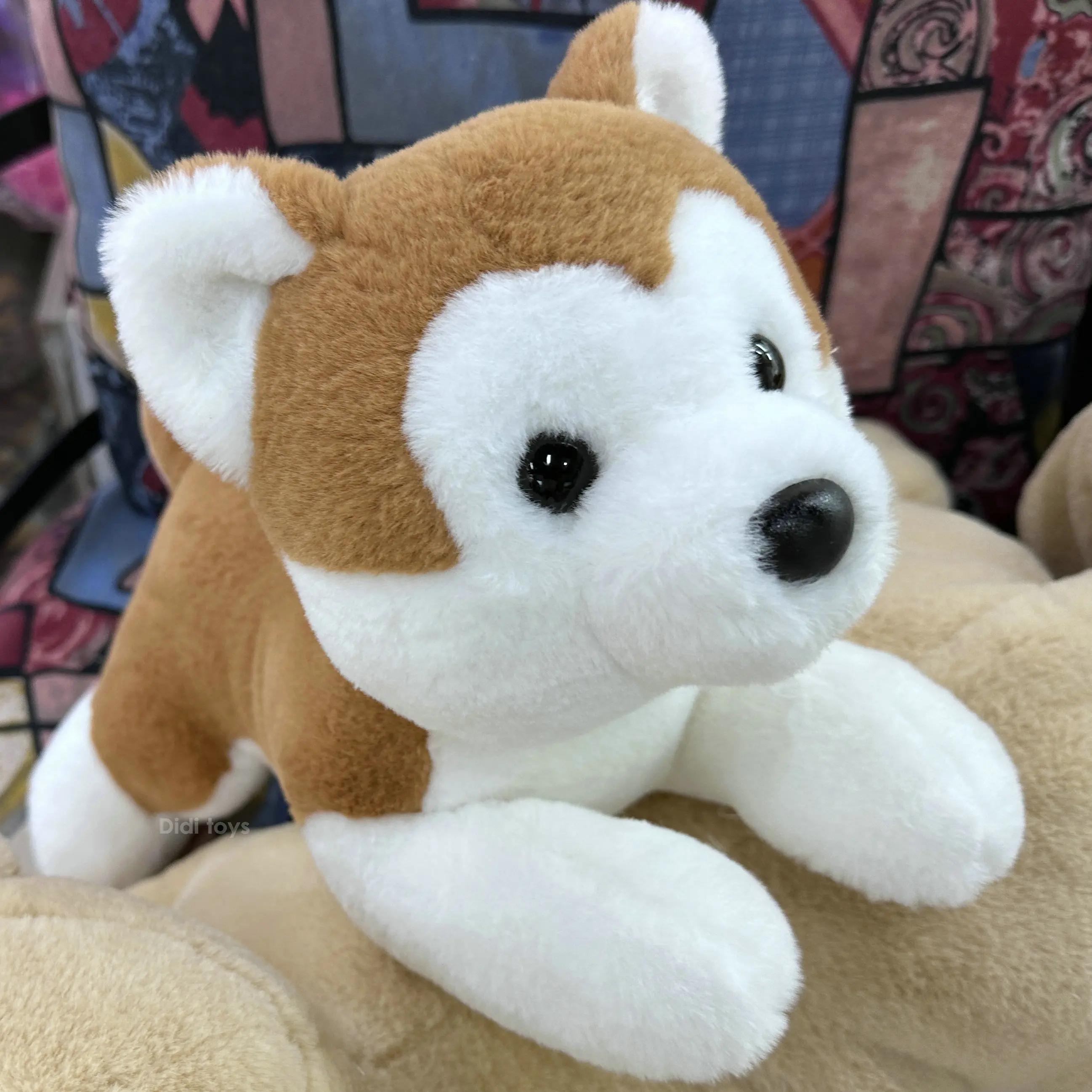 40/80cm Soft Likfelike Golden Retriever Labrador Beagle Dogs Plush Toy Stuffed Japan Akita Shiba Inu Puppy Throw Pillow For Boy images - 6