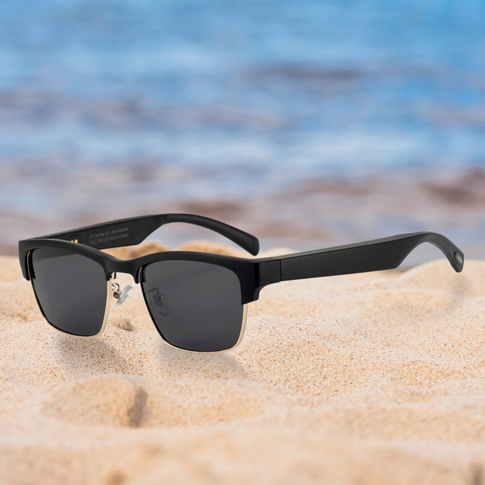 Gafas inteligentes inalámbricas BT5.0, auriculares para llamadas, Audio y música, gafas de sol inteligentes de alta tecnología para exteriores, compatibles con IOS y Android