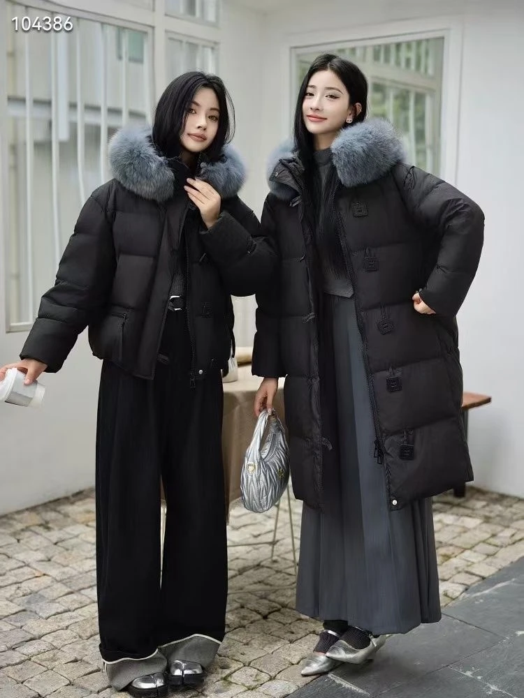 Новое зимнее женское пальто ветрозащитный толстый пуховик с воротником из