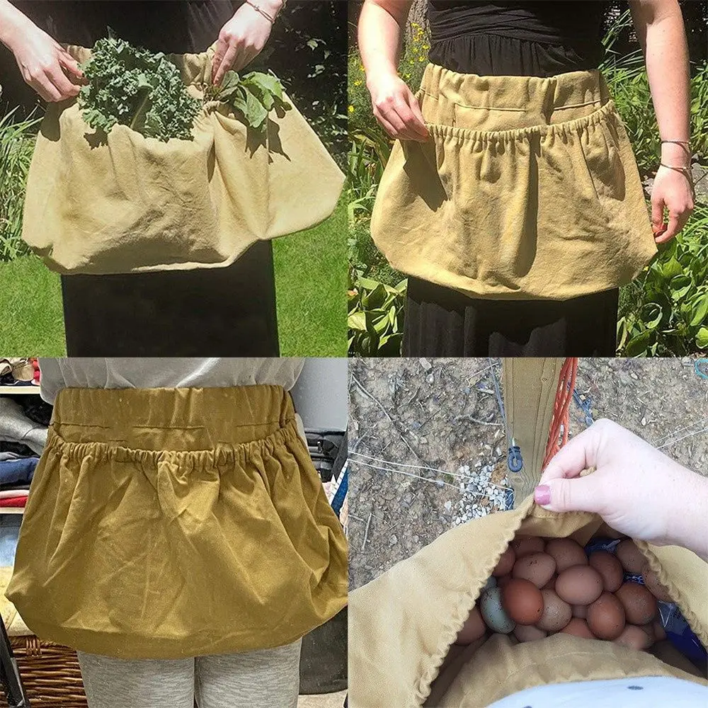 

Outdoor Tool Bag Canvas Bag Jungle Foraging Bag Waist Hanging Fruit Picking Bag Pouch Bag