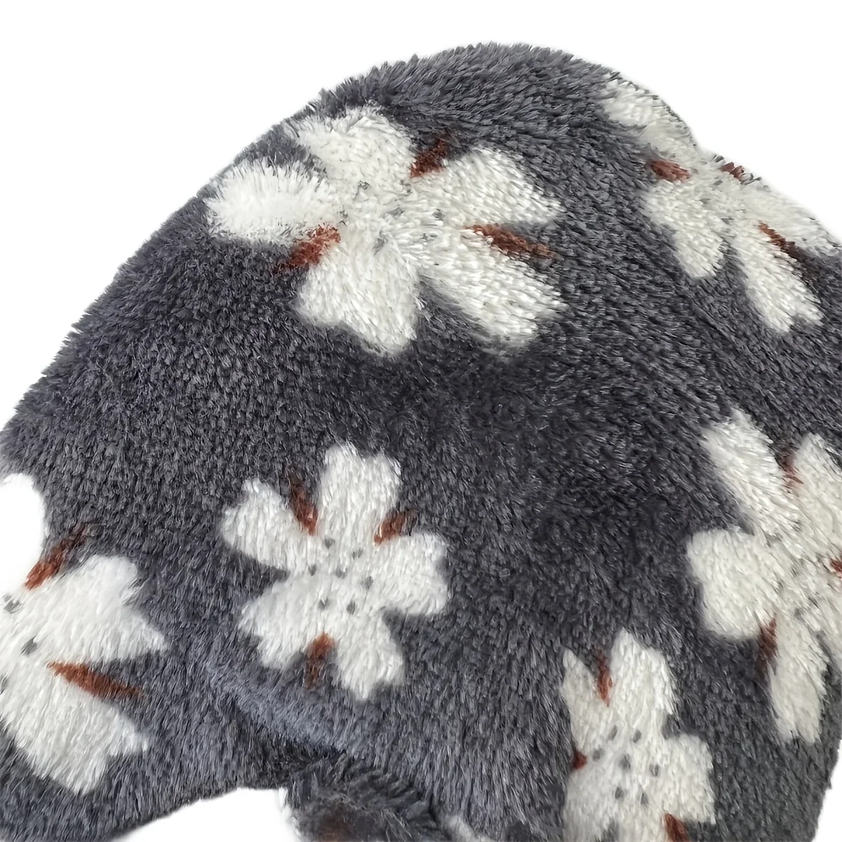 Женские плюшевые тапочки с мехом цвет в ассортименте