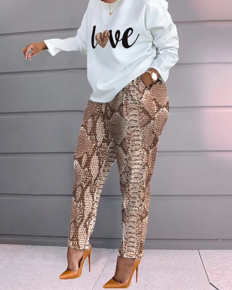 

European American spring and autumn women's sportswear pullover jacket and pants leisure sports suit winter two-piece women's