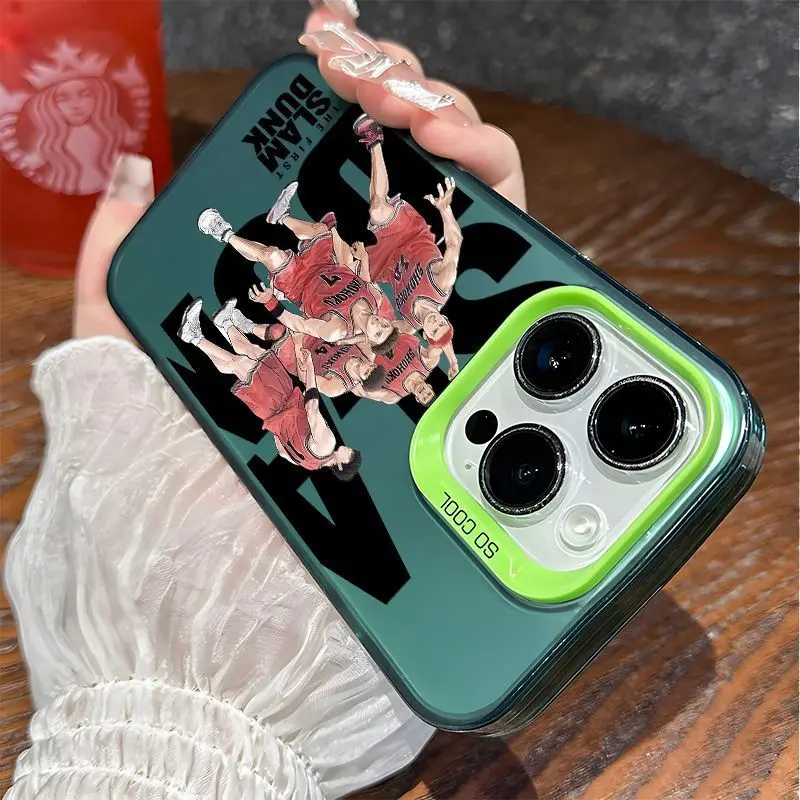 Чехол для телефона Slam Dunk Cartoon Basketball Huawei P30 P40 Mate 30 40 Pro Nova 7 Honor 50 с линзами Creative Border Matte